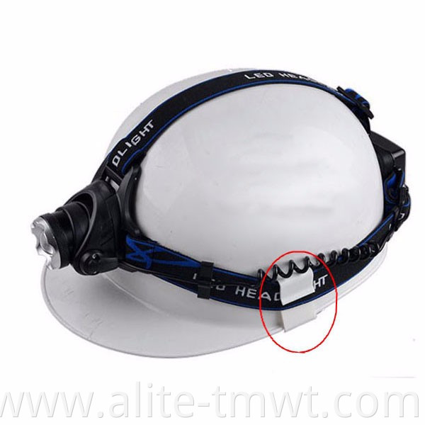 10W high power LED headlight rechargeable zoom headlamp adjustable zoom head long range safety helmet light